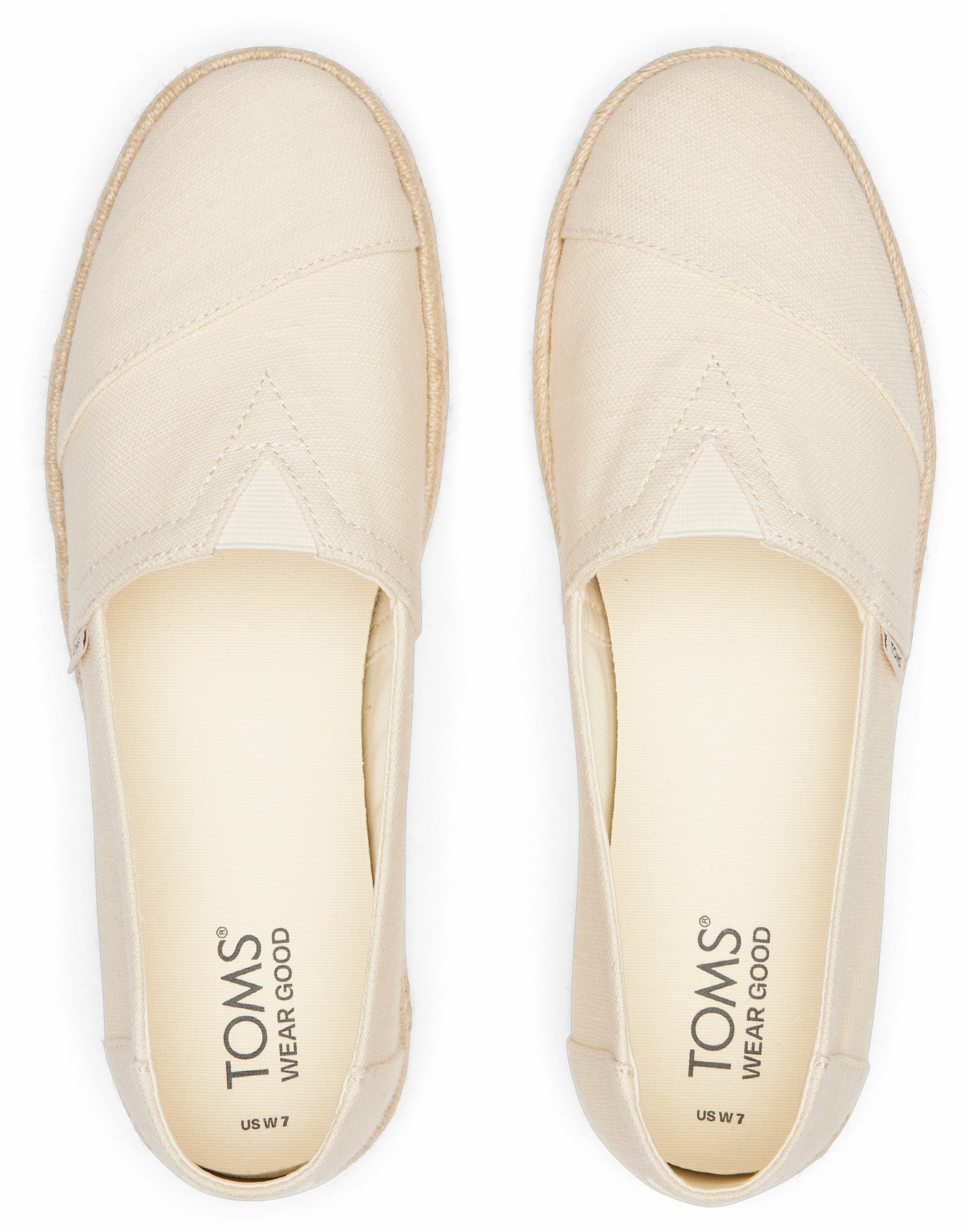 Long Lasting Slip On Easy Walking Shoes Women's Alpargata Rope 2.0 - Natural