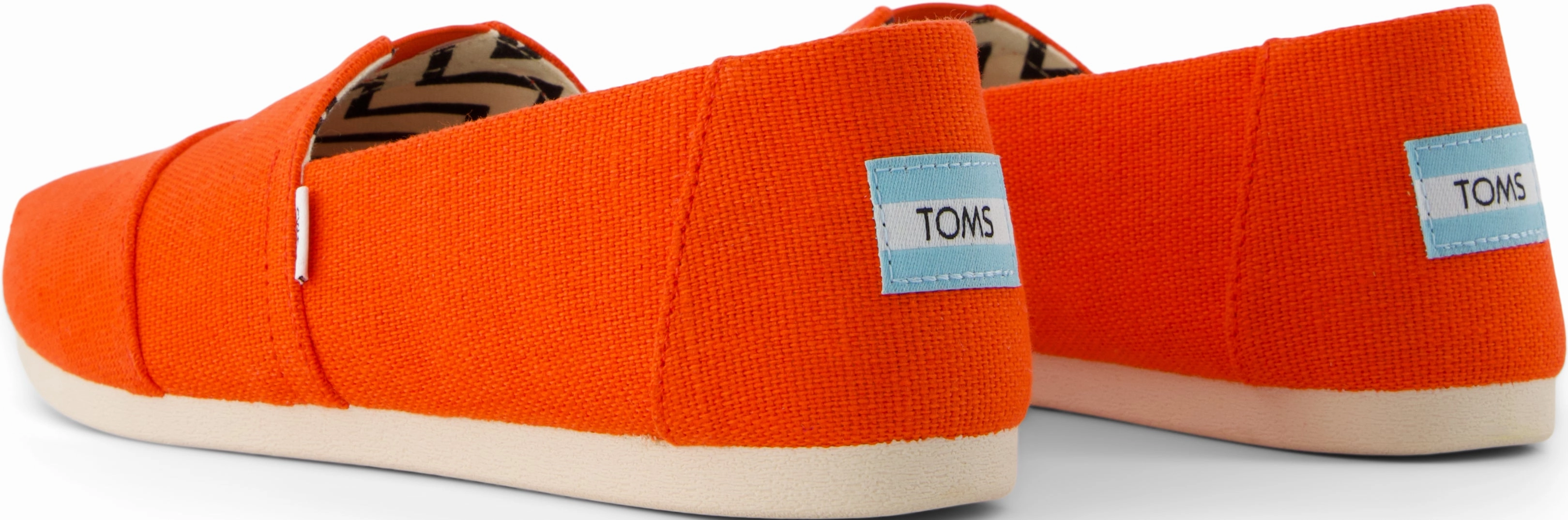 Women's Alpargata Classic - Flame Red Canvas Slip Comfort