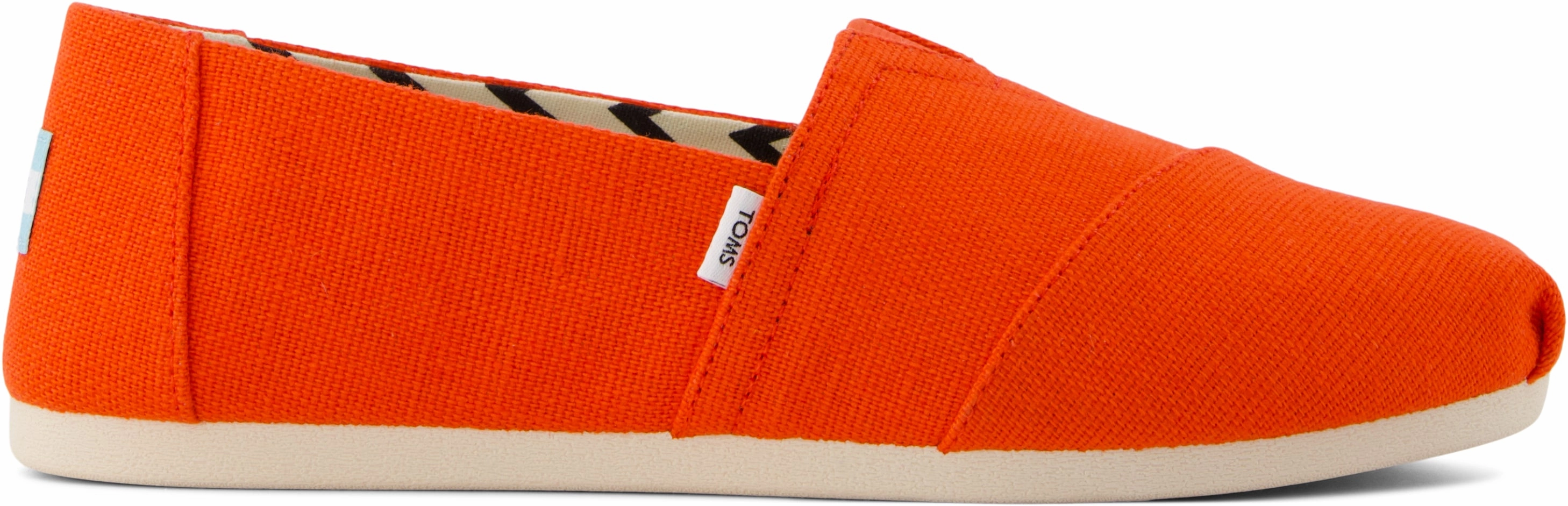 Women's Alpargata Classic - Flame Red Canvas Slip On Comfort