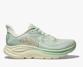 Casual Sporty Anatomical Heel Cup Hoka One One Women's Clifton 10 Sneaker Sea Glass / Jadeite