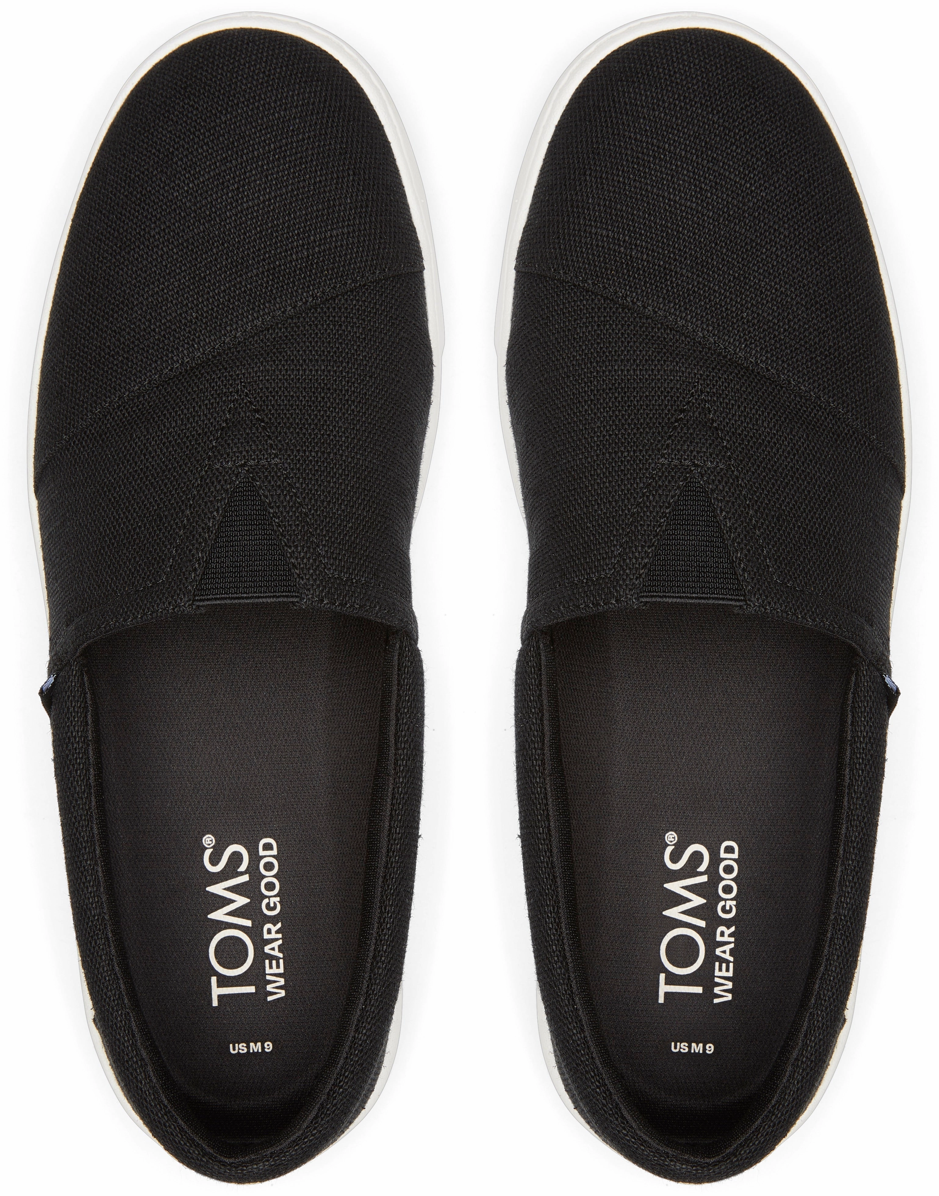 TRVL Lite Alpargata Slip On - Black Canvas Dad Pick