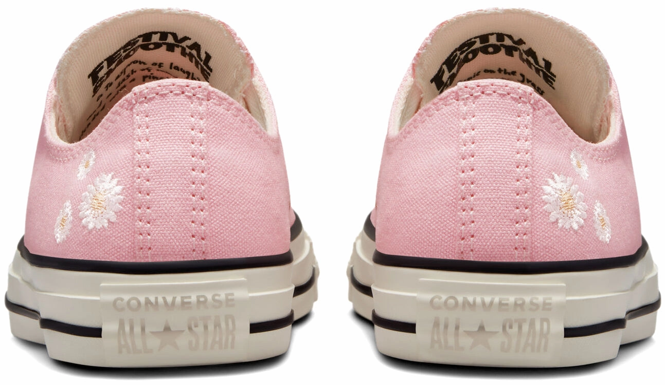 Converse Womens Chuck Taylor All Star Low Top Sunrise Pink/Egret/Sunny Oasis Breathable Lining