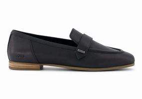 Bride Side Lynette Loafer - Black Leather