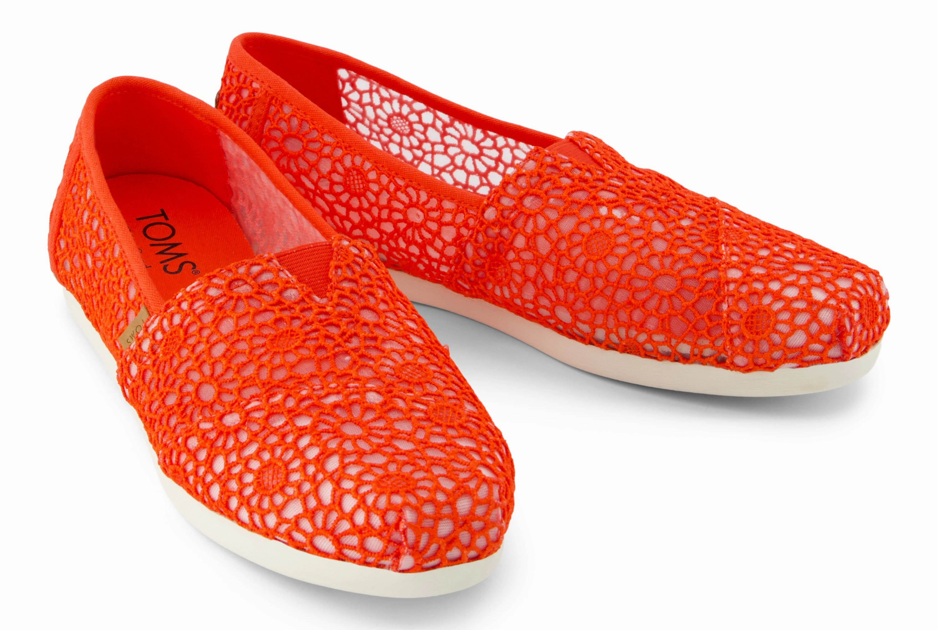 Slip On Ease Women's Alpargata Classic - Flame Moroccan Crochet