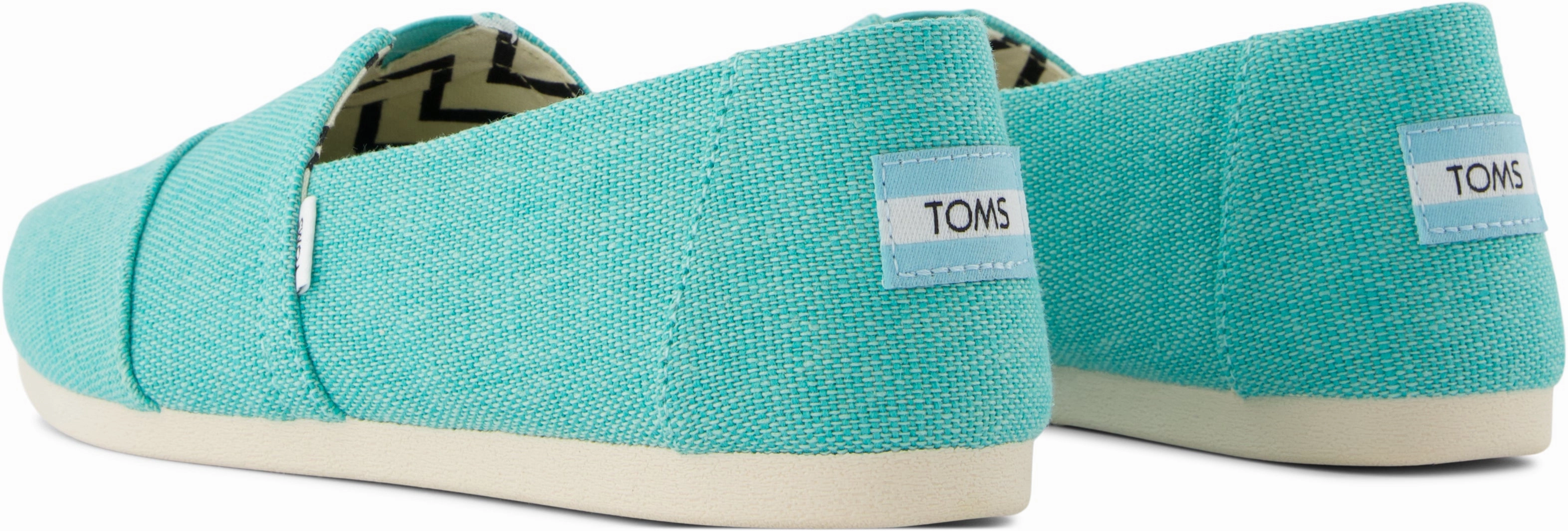 Women's Alpargata Classic - Aqua Canvas Comfy On The Move Slip Step Fit