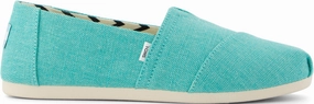 Women's Alpargata Classic - Aqua Canvas Weekend Ready