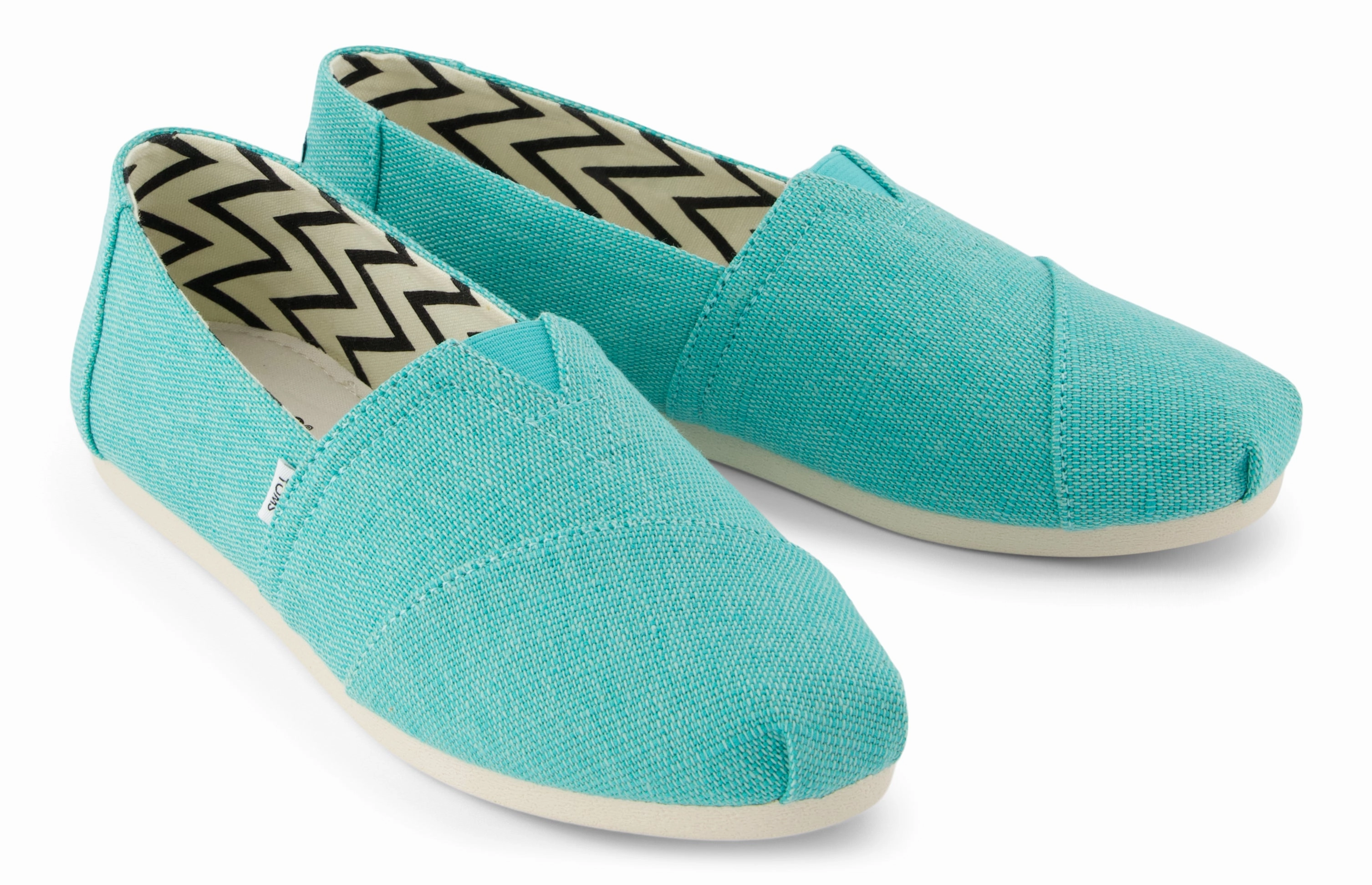 Women's Alpargata Classic - Aqua Canvas Slip On Access