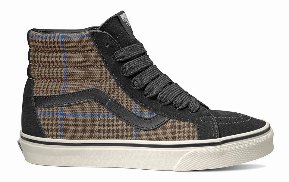 Fast Track Durable Construction Van's Women's Sk8-Hi Reissue (Design Assembly) Plaid/Marshmallow