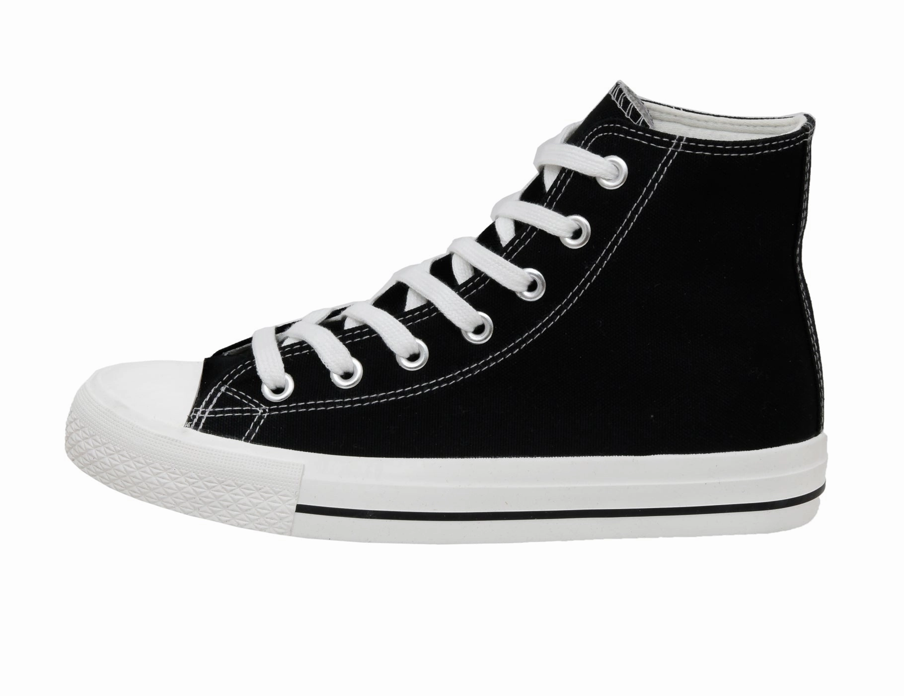 Sweatproof Air Circulation Vance High Top Canvas Sneaker