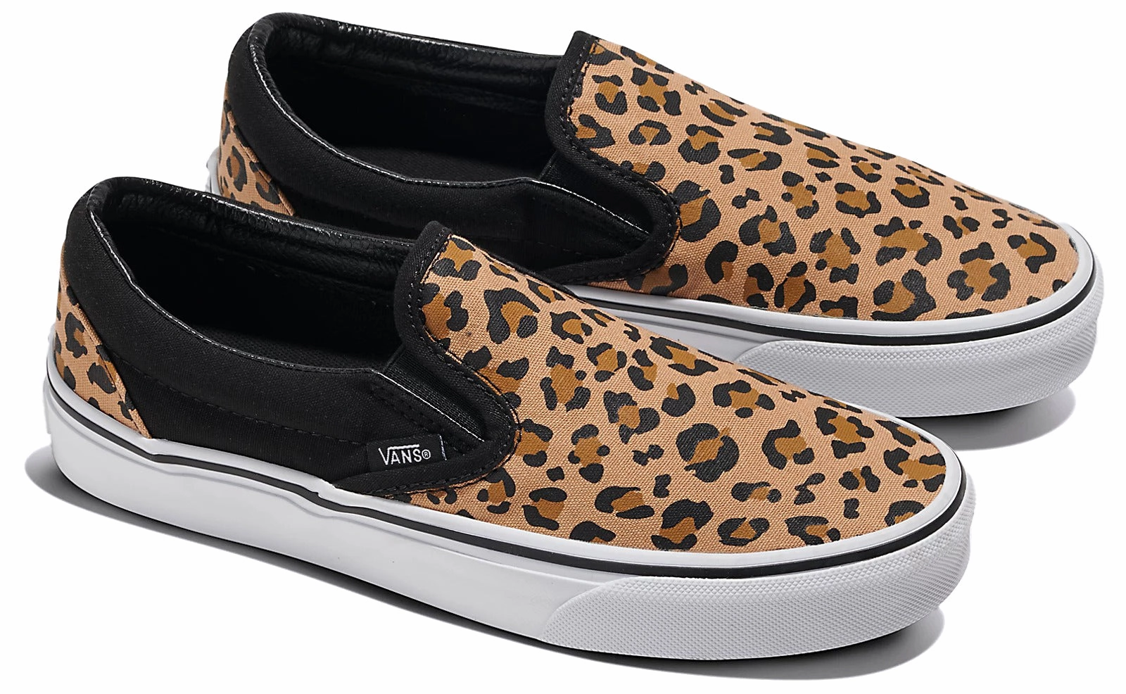 Green Core Vans Classic Slip-On Animalier Black