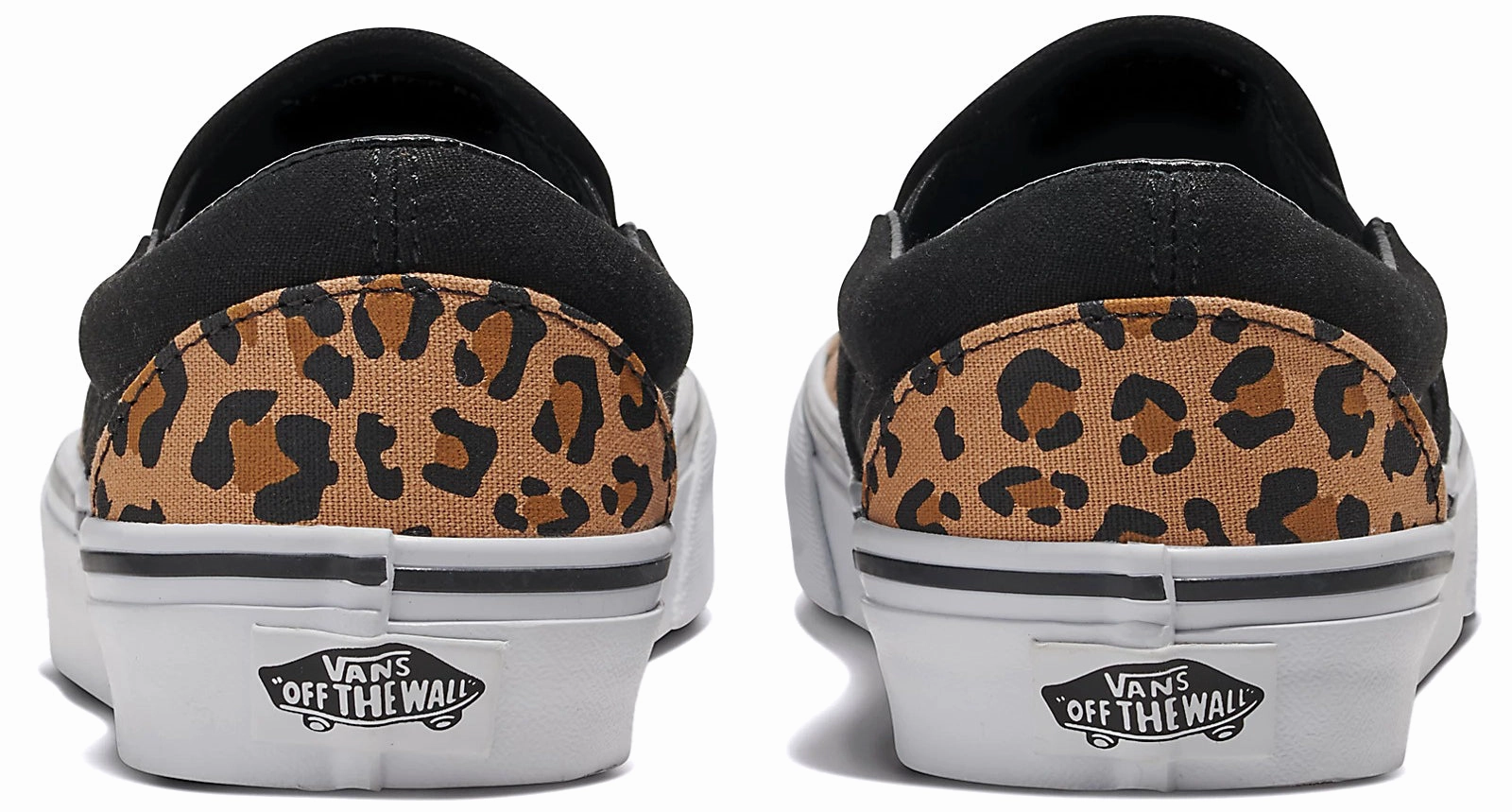 Dark Edge Vans Classic Slip-On Animalier Black