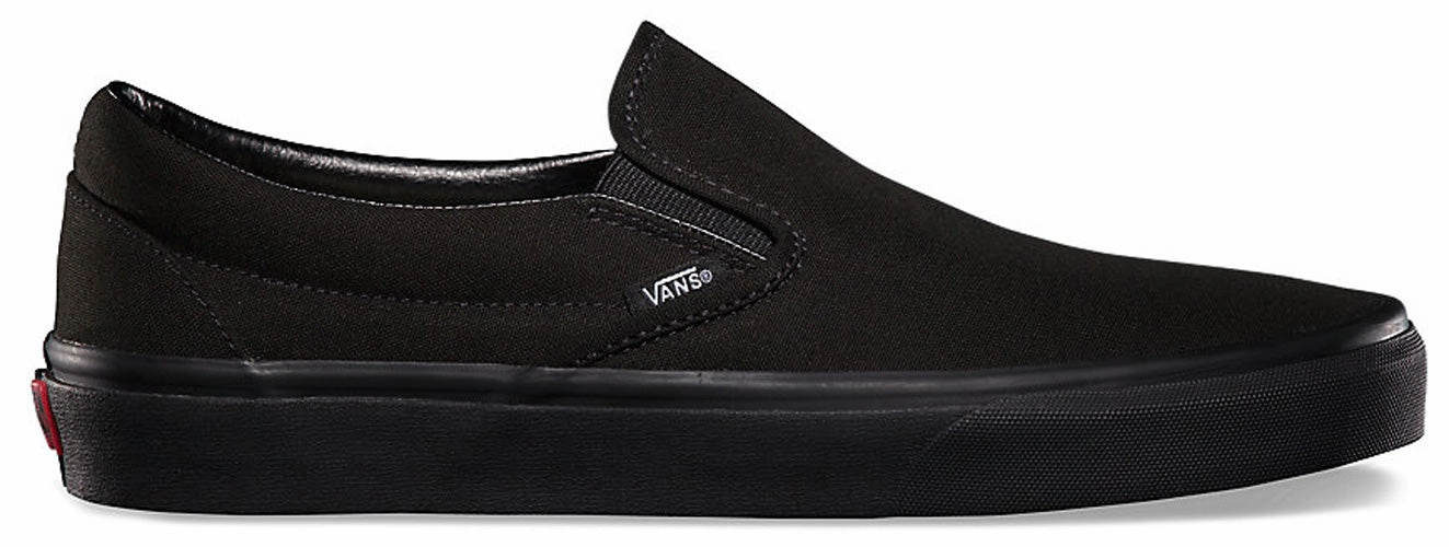 Wide Path Vans Classic Slip-On Black/Black