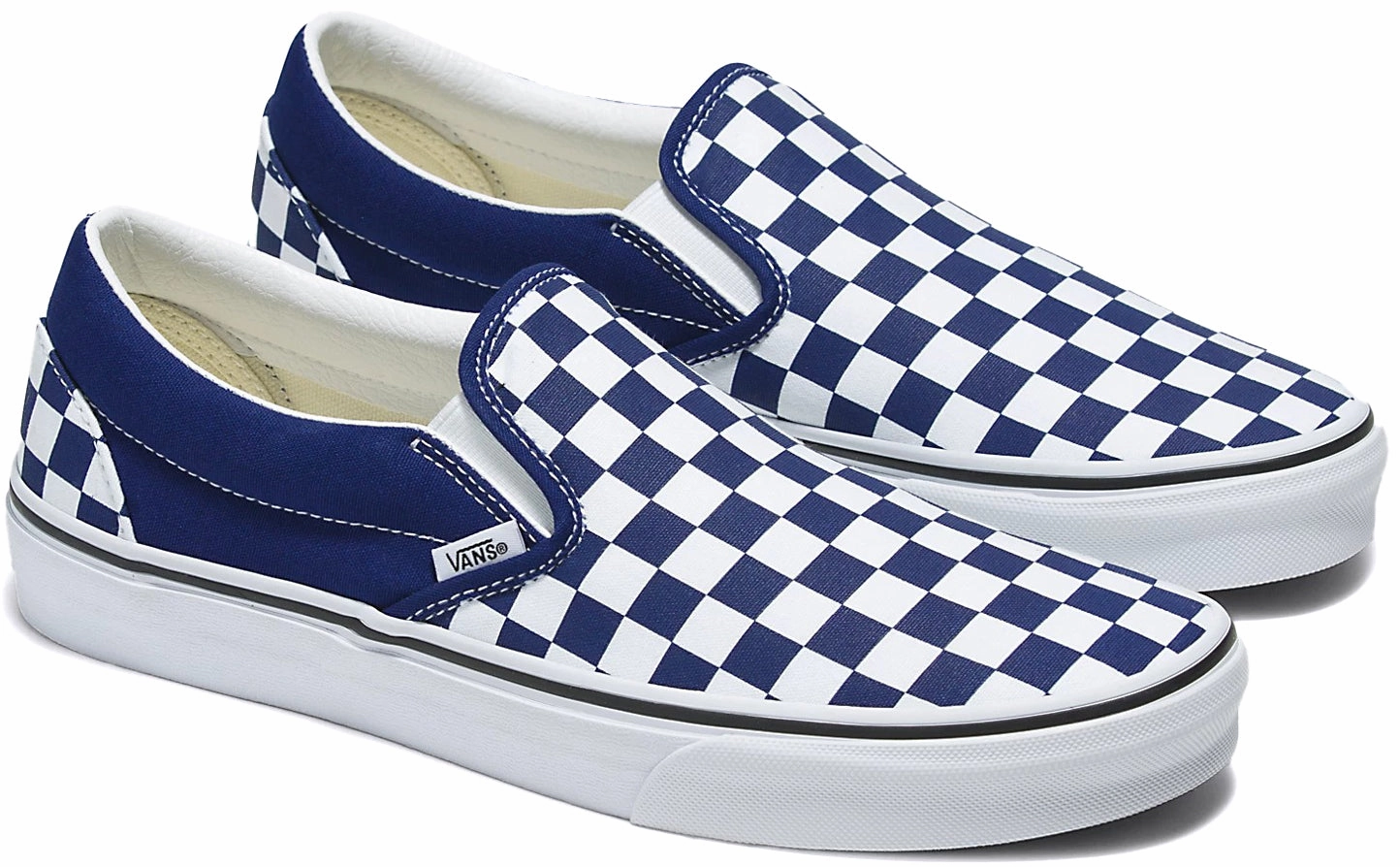 Vans Classic Slip-On Checkerboard Beacon Blue mud proof