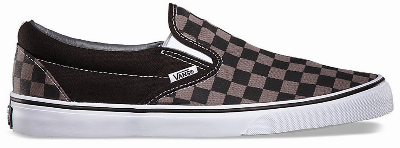 Toe box Vans Classic Slip-On Checkerboard Black/Pewter