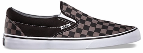 Vans Classic Slip-On Checkerboard Black/Pewter Classic Base Bright Gold