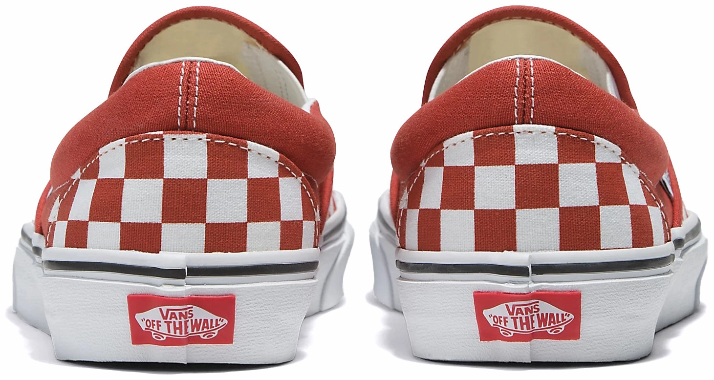 soft pastel Secure fit Vans Classic Slip-On Checkerboard Bossa Nova