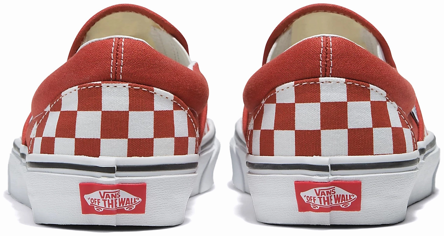 soft pastel Secure fit Vans Classic Slip-On Checkerboard Bossa Nova