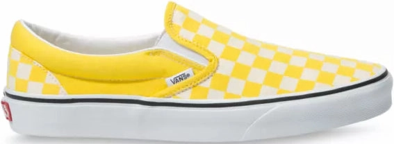 Vans Classic Slip-on Checkerboard Cyber Yellow Beach Vibe
