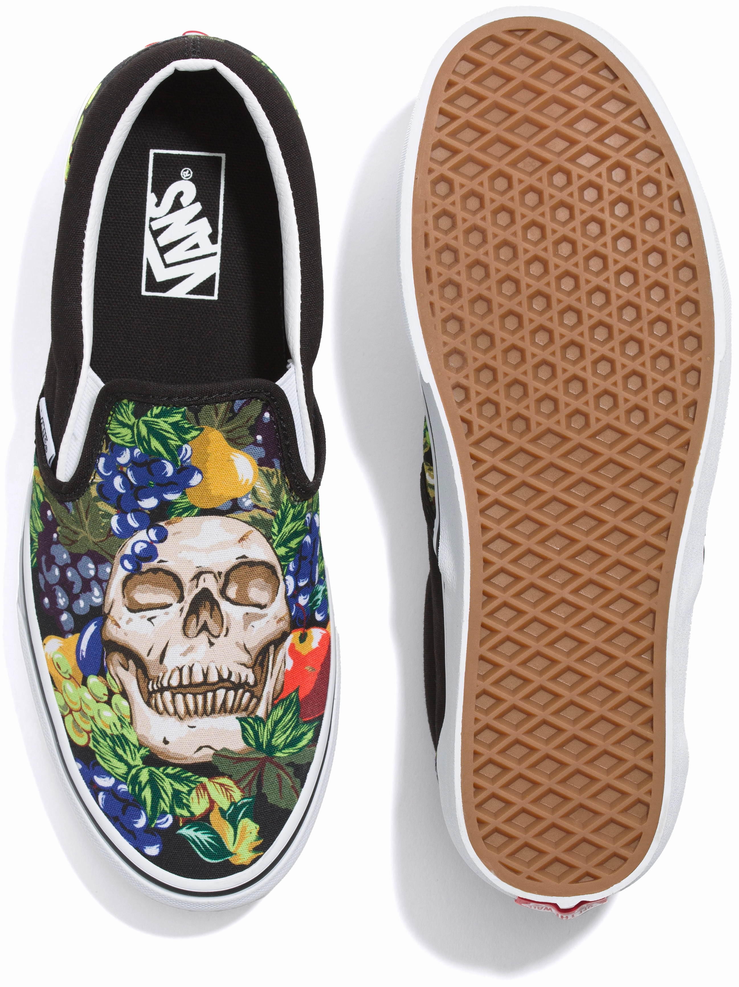Trend Hot Vans Classic Slip-On Fruit Skull Black/White
