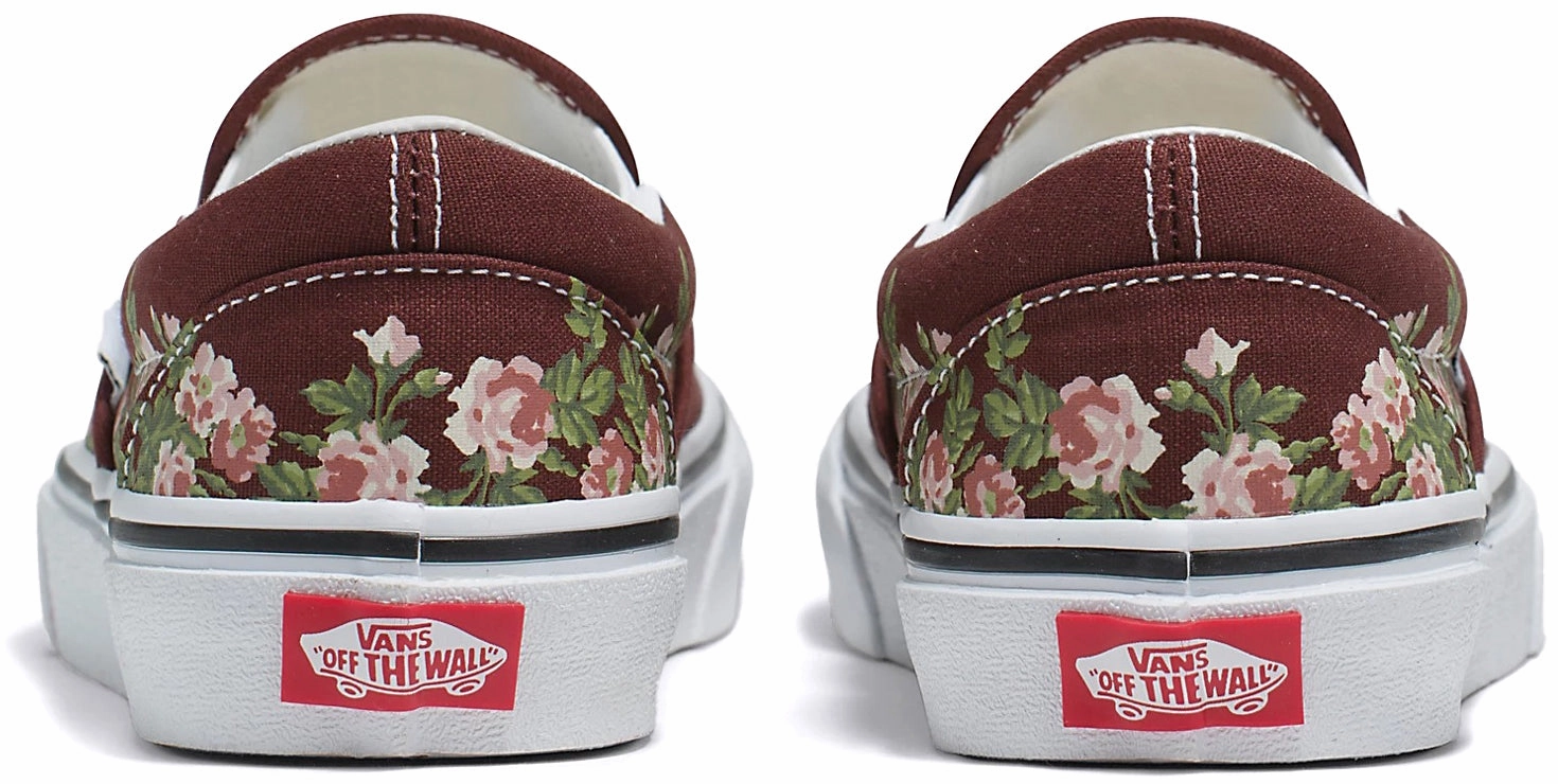 Vans Classic Slip-On Wallflower Bitter Chocolate Body Align