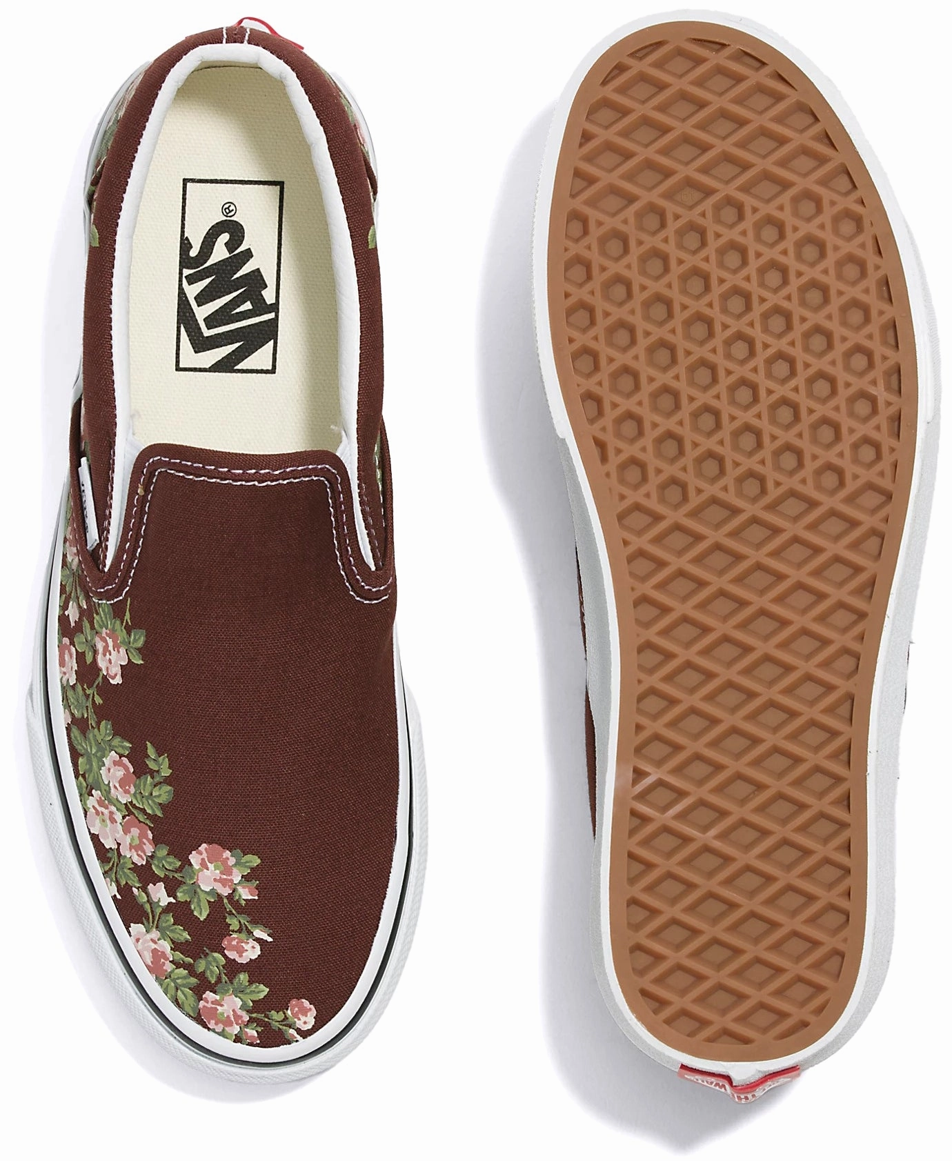Versatile Vans Classic Slip-On Wallflower Bitter Chocolate