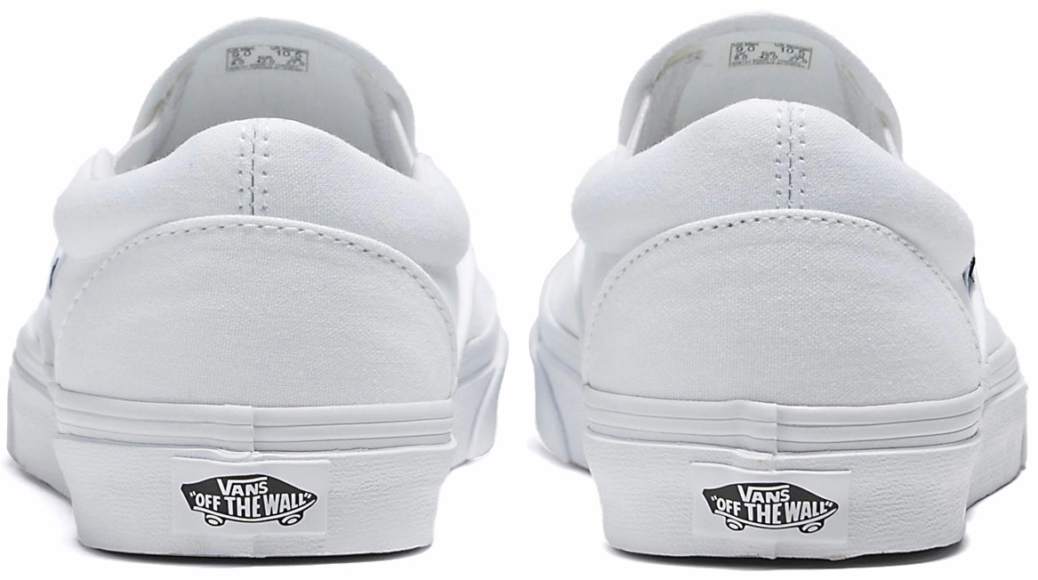 Silk Feel heel cup Vans Classic Slip-On Wide White