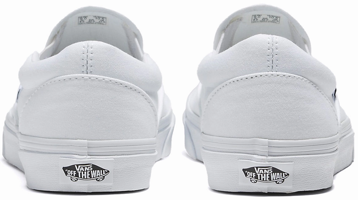 Silk Feel heel cup Vans Classic Slip-On Wide White