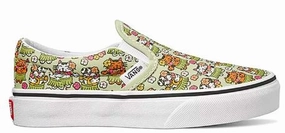 Vans Kids Classic Slip-On Aloha Animals White Jade Fit