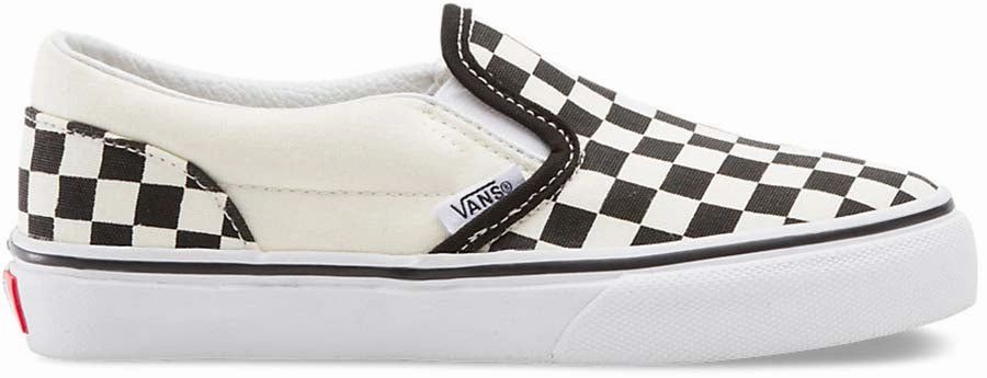 Party outfits for children Weekend wear for kids Vans Kids Classic Slip-On Checkboard Black/White