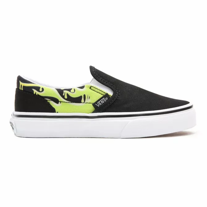 Vans Kids Classic Slip On Green Slime/Black Juvenile products