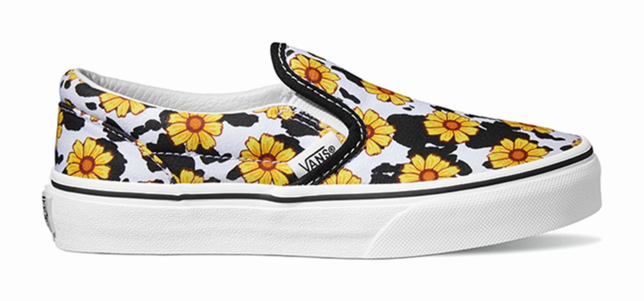 Kind Glow Vans Kids Classic Slip-On Pastel Block Multi