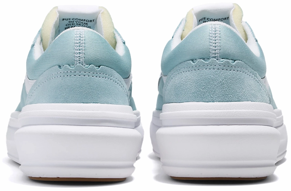 Vans Old Skool Overt Comfy Cush Blue Sky Bold Neon Stable