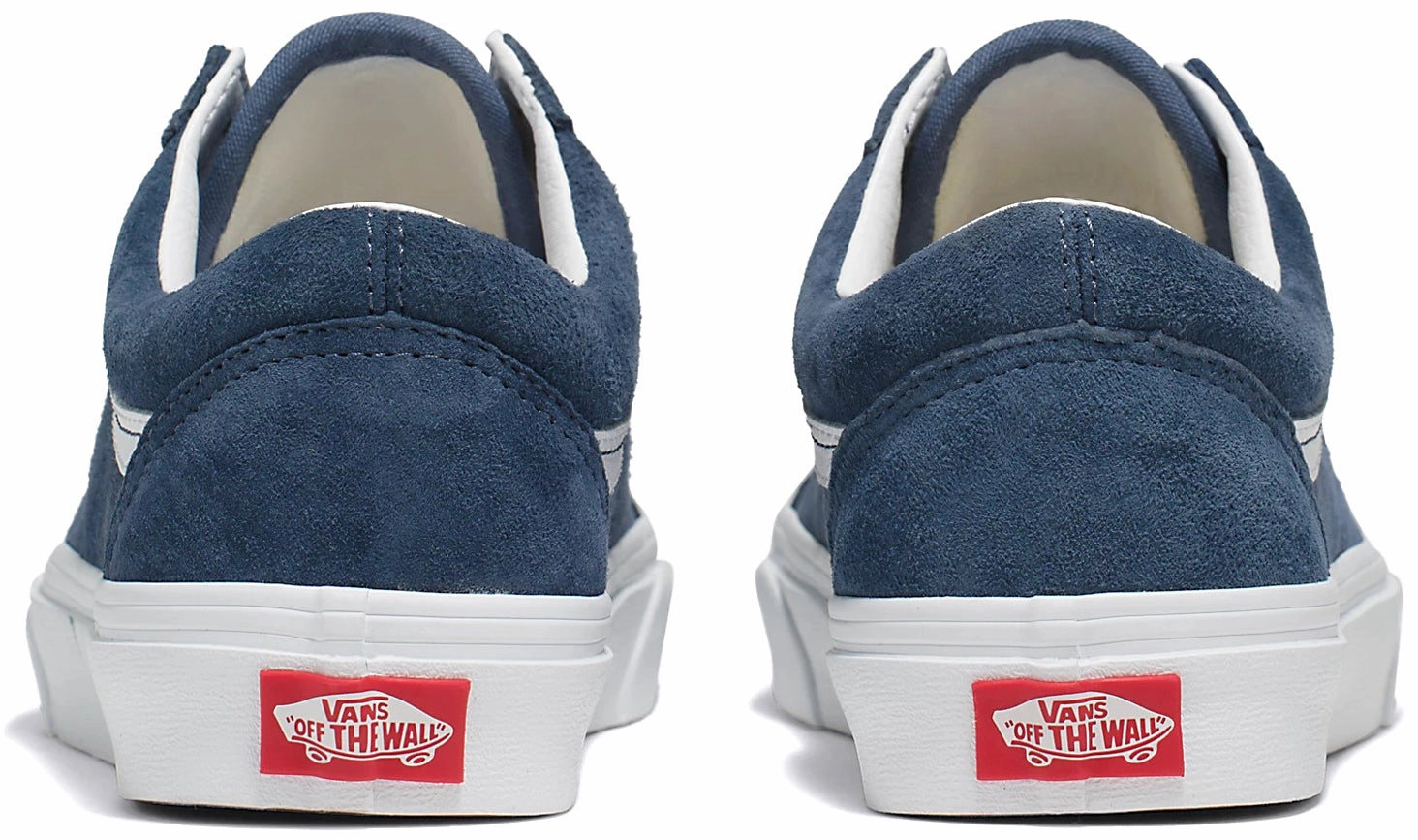 Narrow Fit Vans Old Skool Pig Suede Vintage Indigo