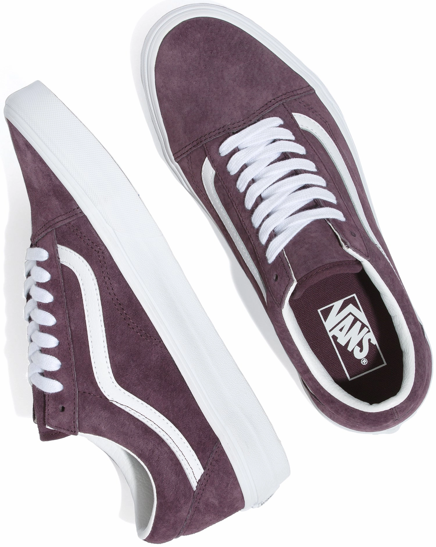 Kick Power Vans Old Skool Pig Suede Wine Tasting