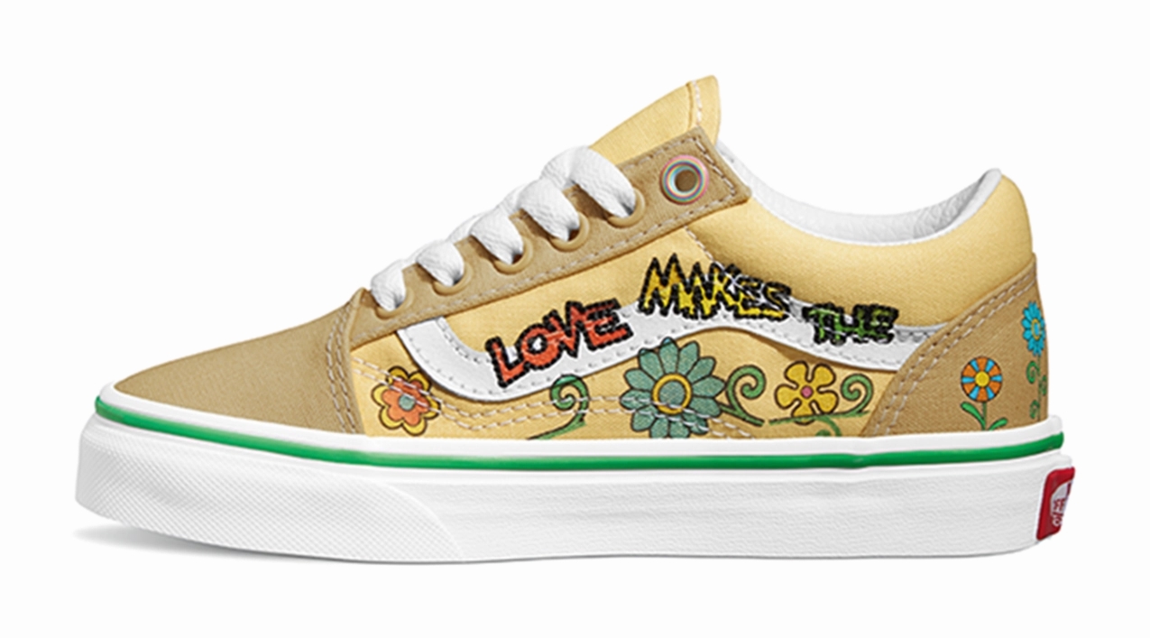 Vans Sesame Street Kids Old Skool Natural Classic kids' shoes Lightweight Design