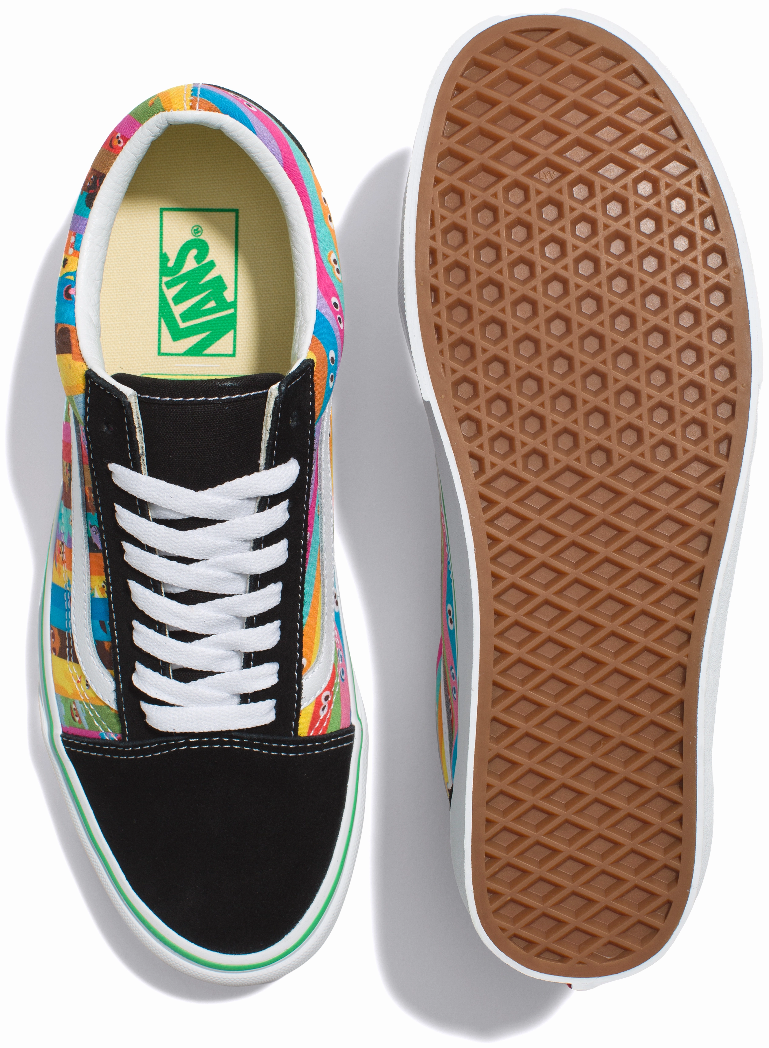 Vans Sesame Street Old Skool Multi Durable Construction Secure fit