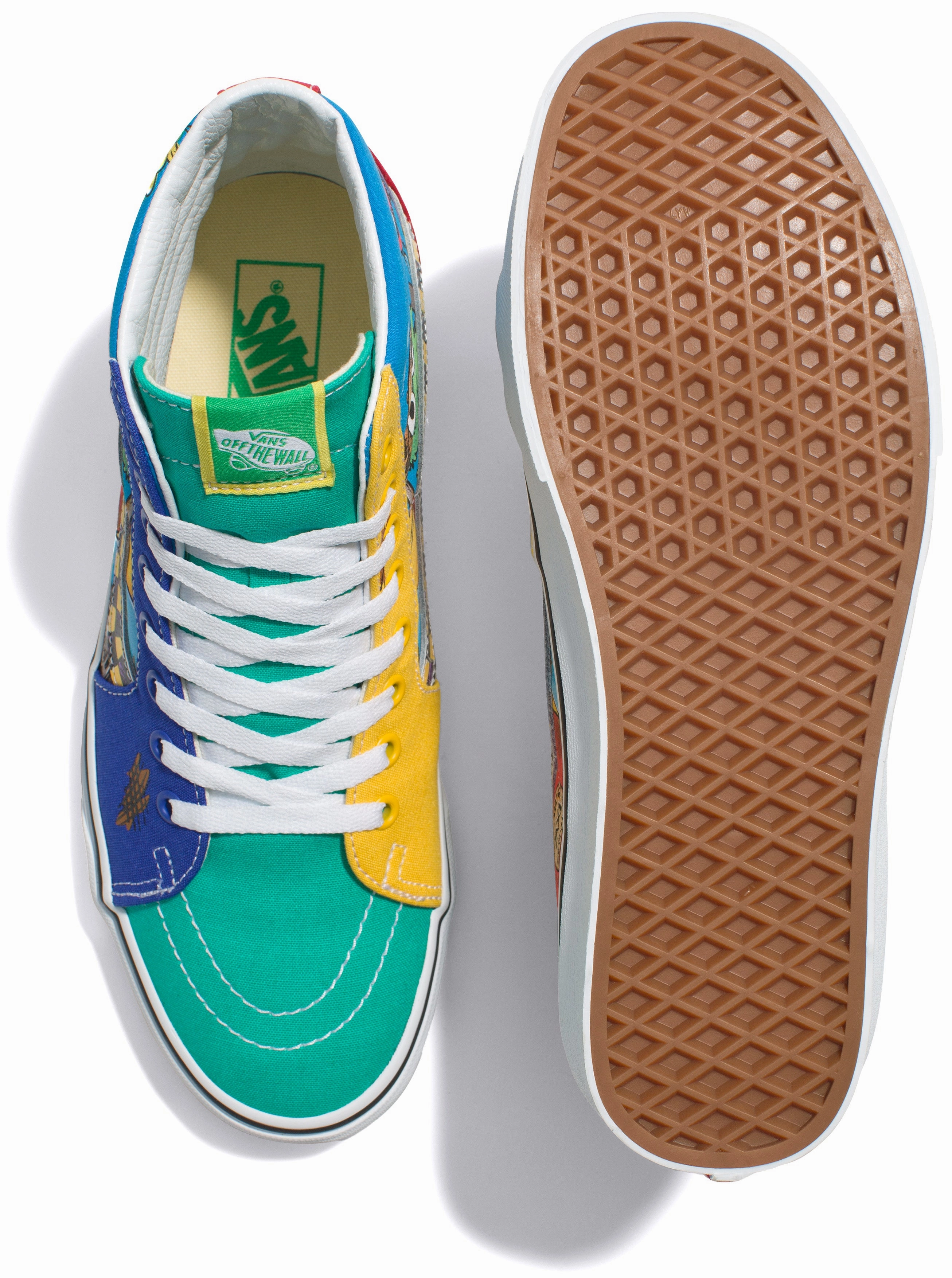 Gym Life Teen Fun Vans Sesame Street Sk8-Hi Multi