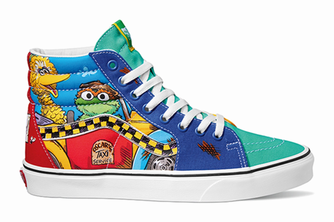 Easy To Clean Vans Sesame Street Sk8-Hi Multi