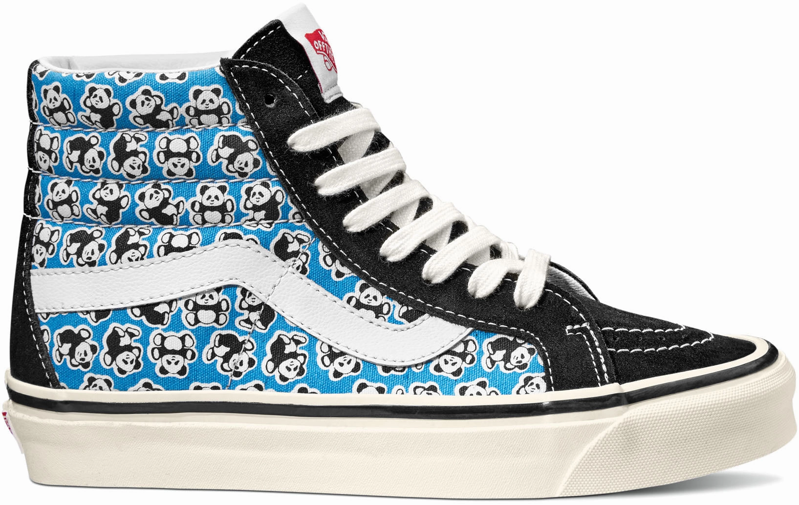 Vans Sk8-Hi 38 DX (Anaheim Factory) OG Panda/OG Blue photo shoot Happy Move