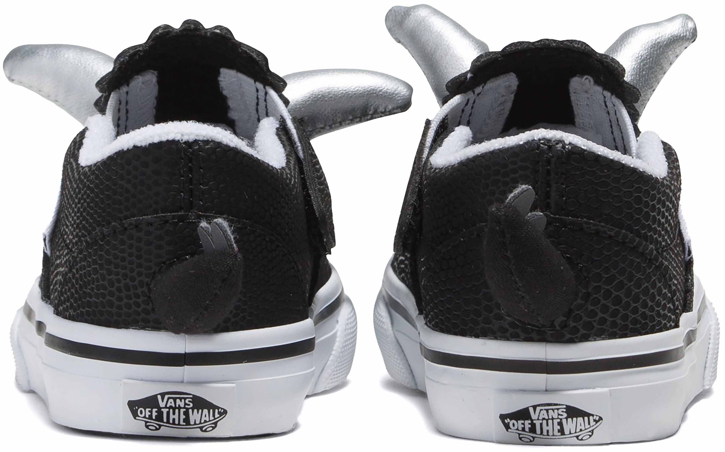 Vans Toddler Slip V Triceratops Black/White High Quality