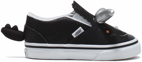 Cotton Touch Strong Stitching Vans Toddler Slip V Triceratops Black/White
