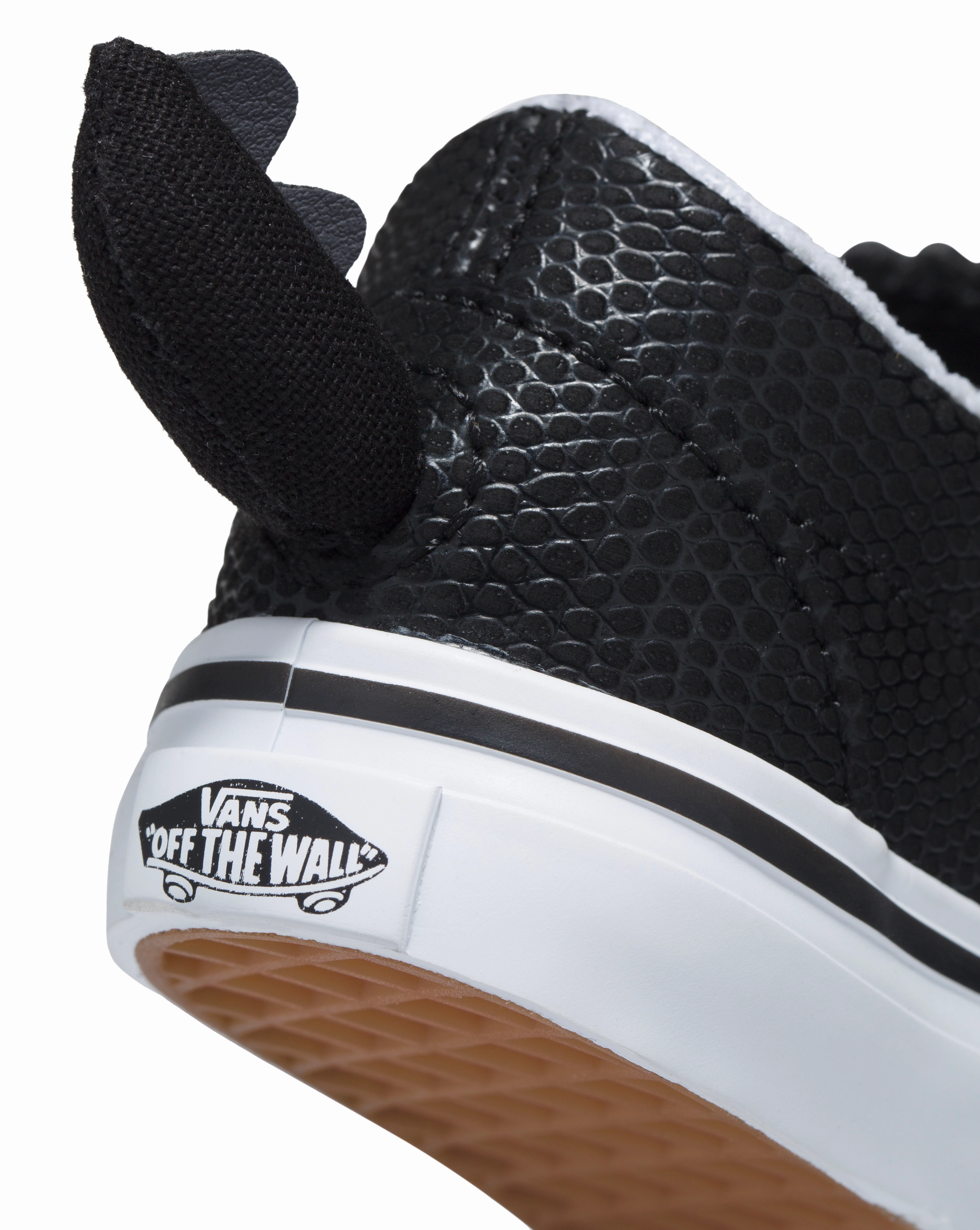 Functional Energy Rise Vans Toddler Slip V Triceratops Black/White