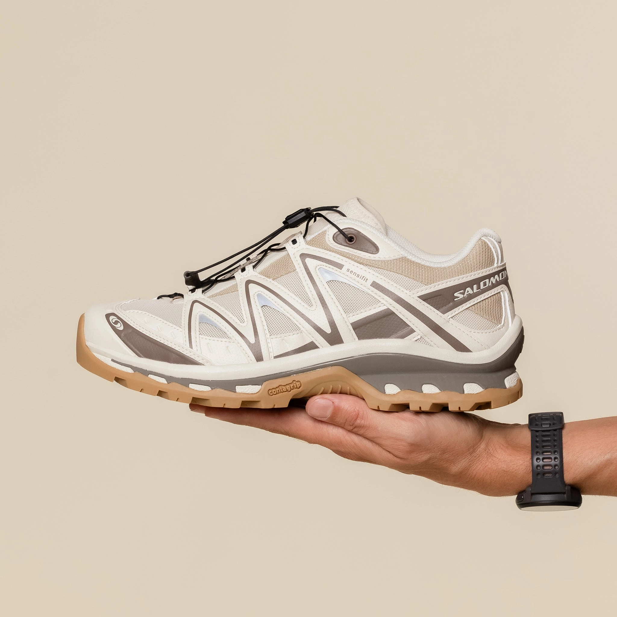 Luggage Fit Rain Safe Salomon S-Lab - XT Quest - Almond Milk / Falcon / White Pepper