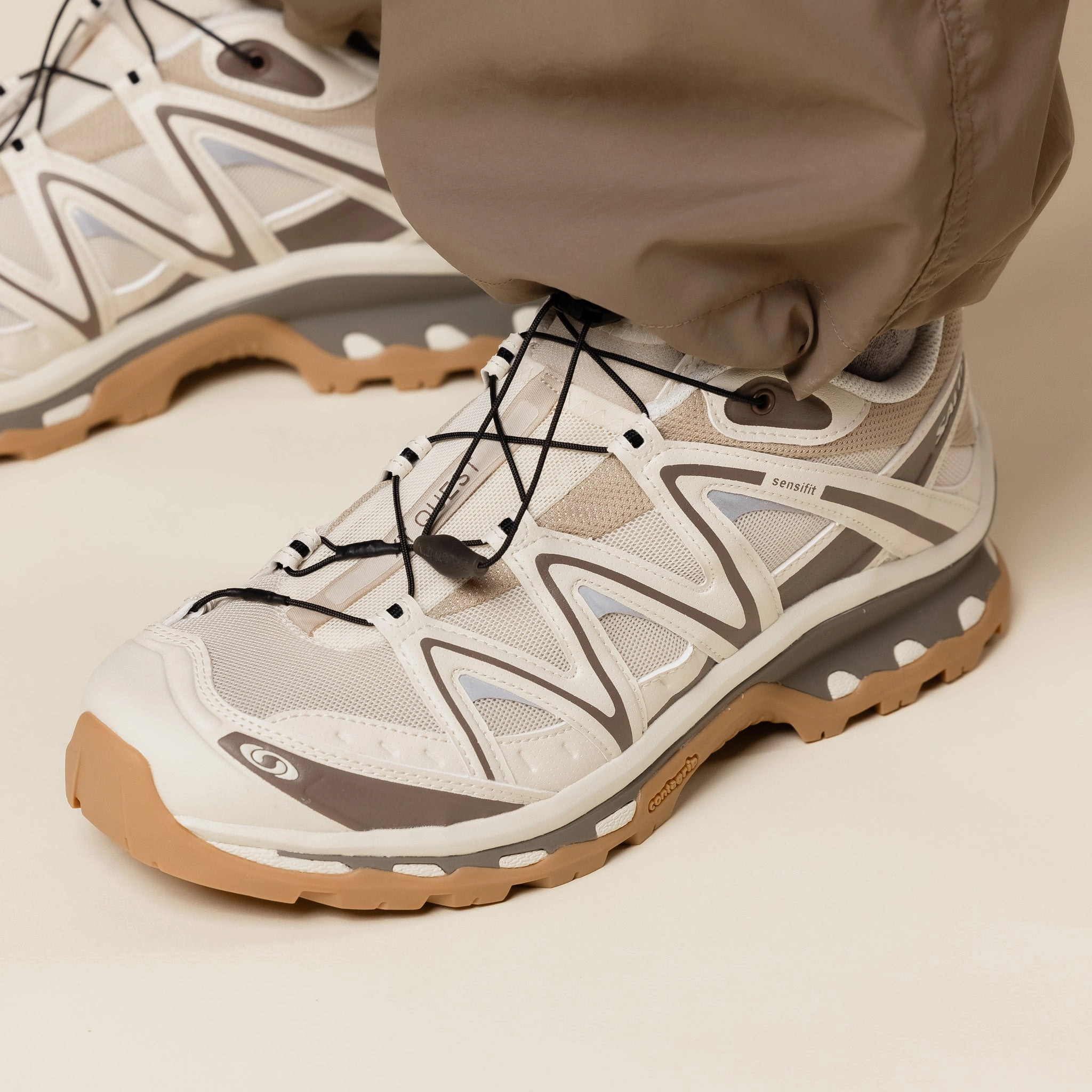 Salomon S-Lab - XT Quest - Almond Milk / Falcon / White Pepper Strong Stitching