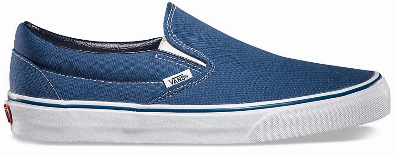 Customizable Slip-On - Navy Casual Move
