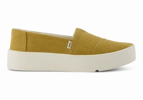 Comfy On The Go Verona Slip-On - Golden Honey Heritage Canvas