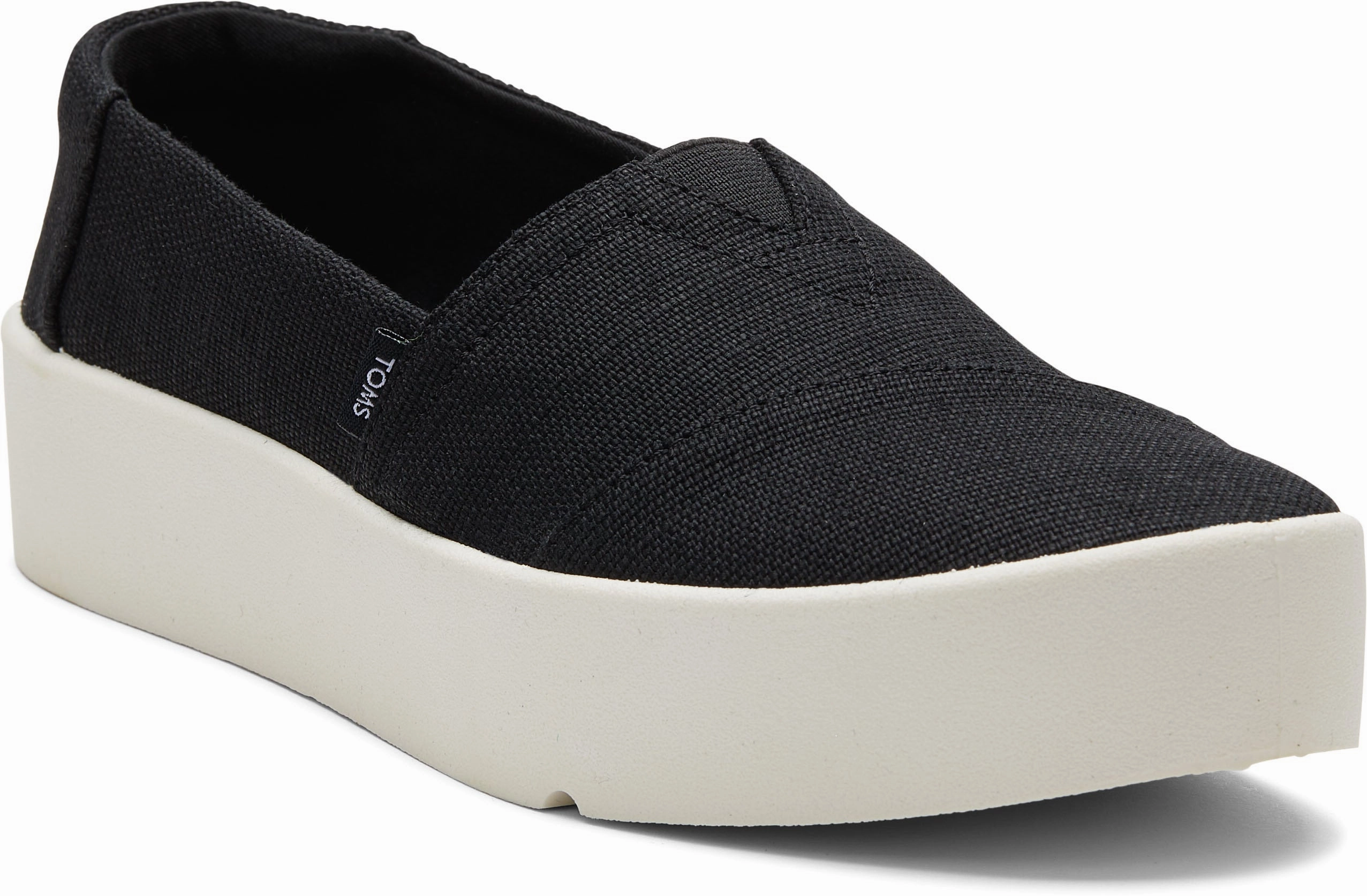 Padded Footbed Verona Slip-On Sneaker - Black Heritage Canvas