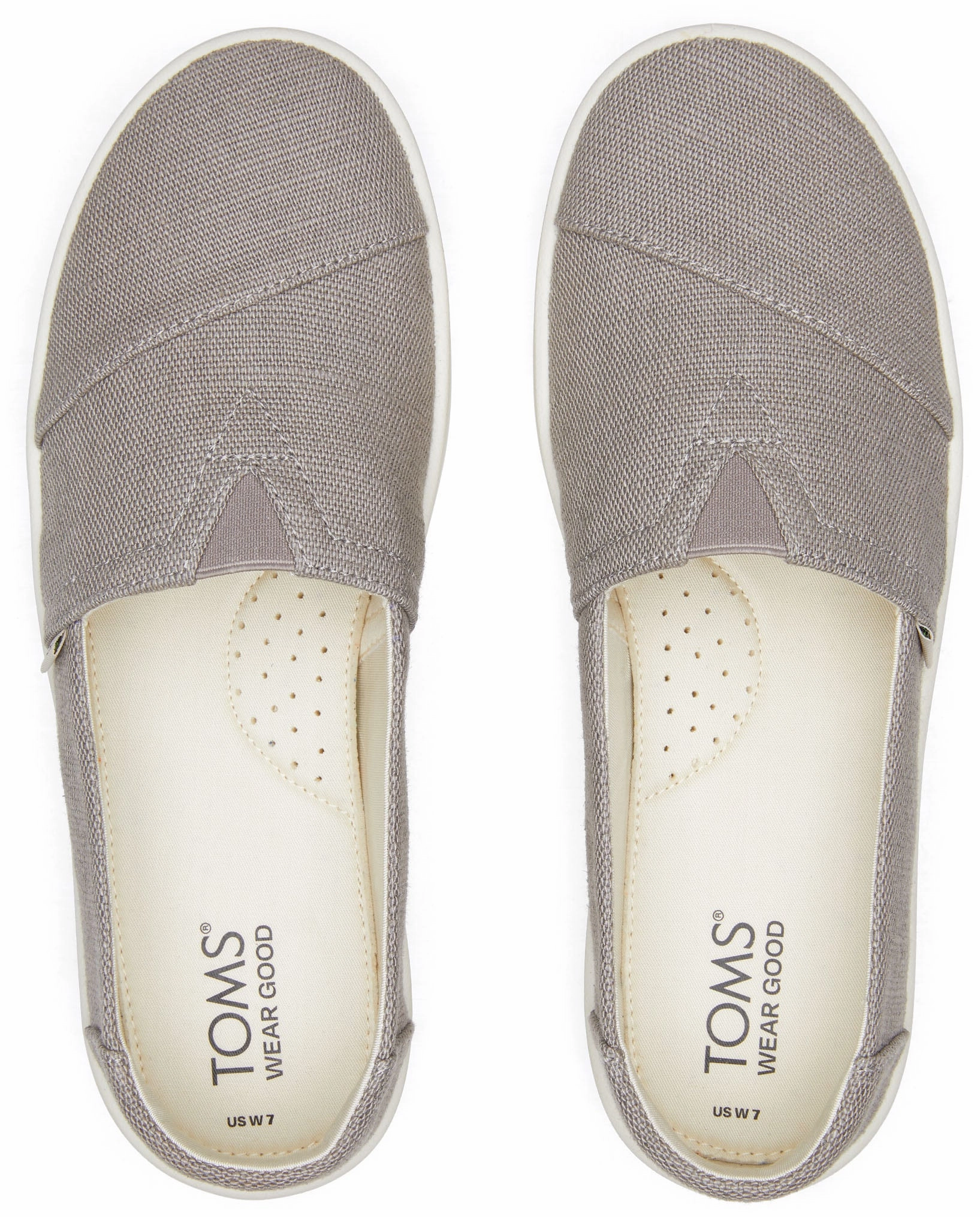 Verona Slip-On Sneaker - Morning Dove Heritage Canvas Quick Fit Walk Step Comfort Fit