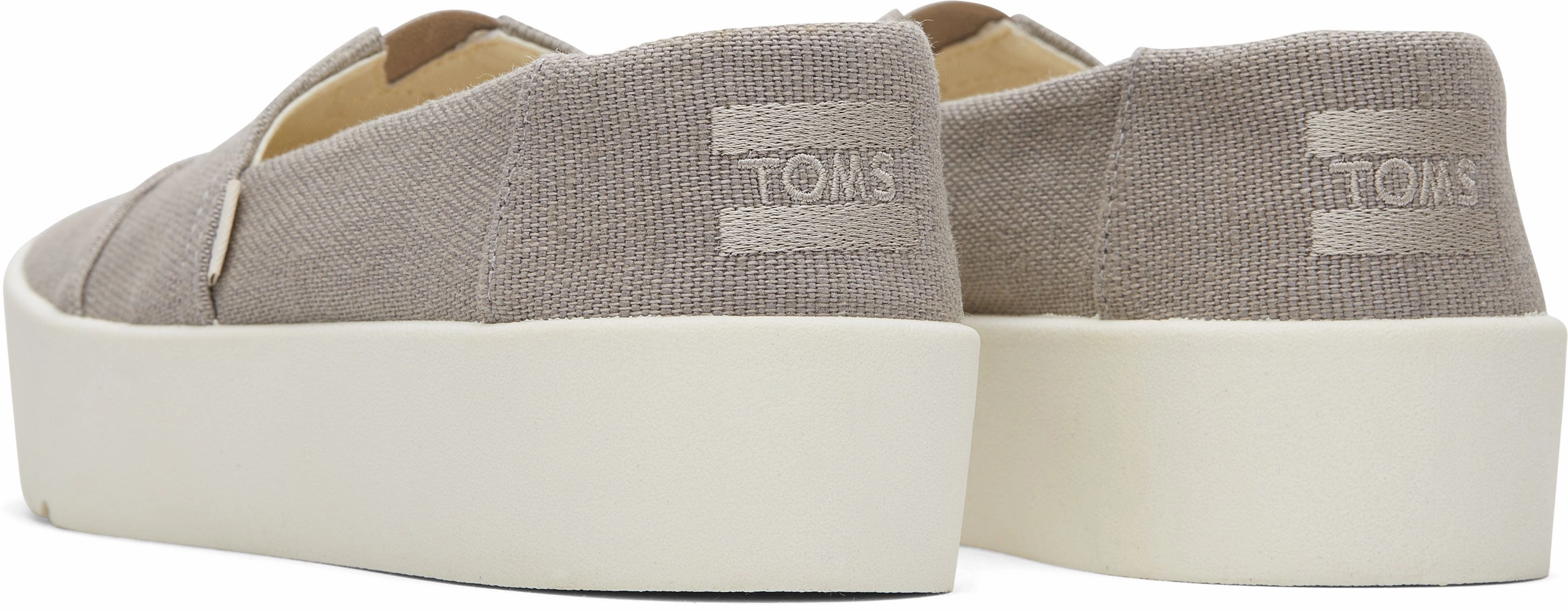 Universal Fit Ultra grip Verona Slip-On Sneaker - Morning Dove Heritage Canvas