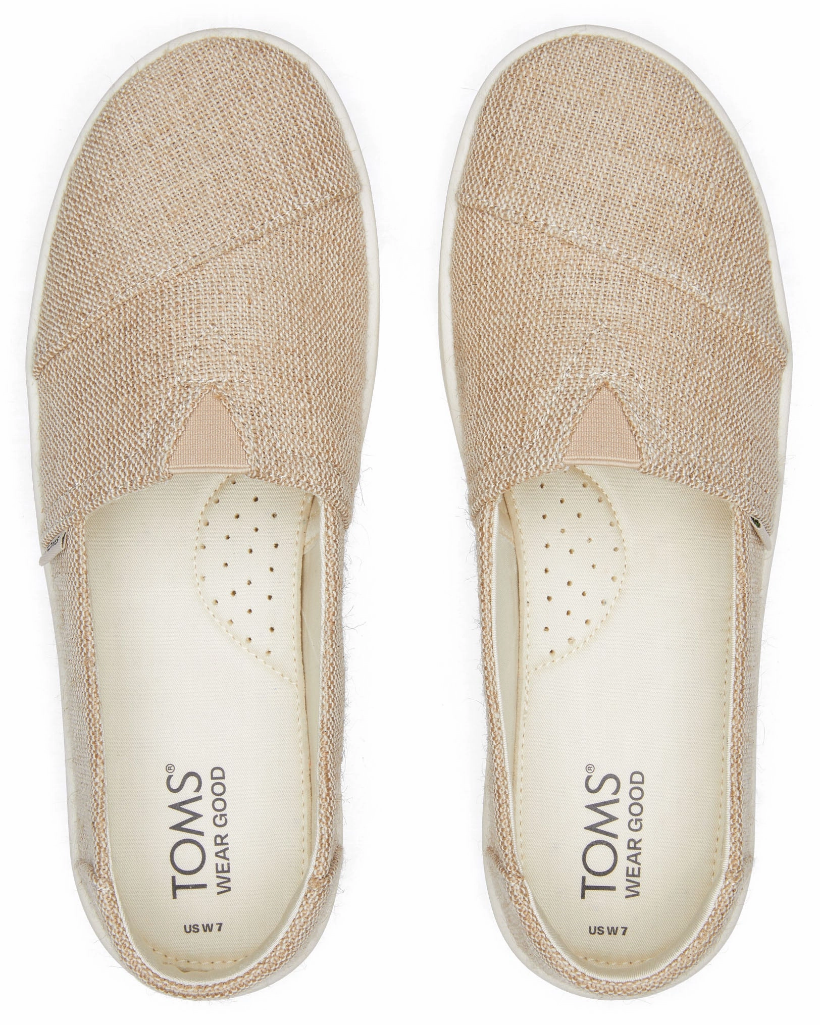 Verona Slip-On Sneaker - Natural Undyed Heritage Canvas Double Stitched Custom Fit